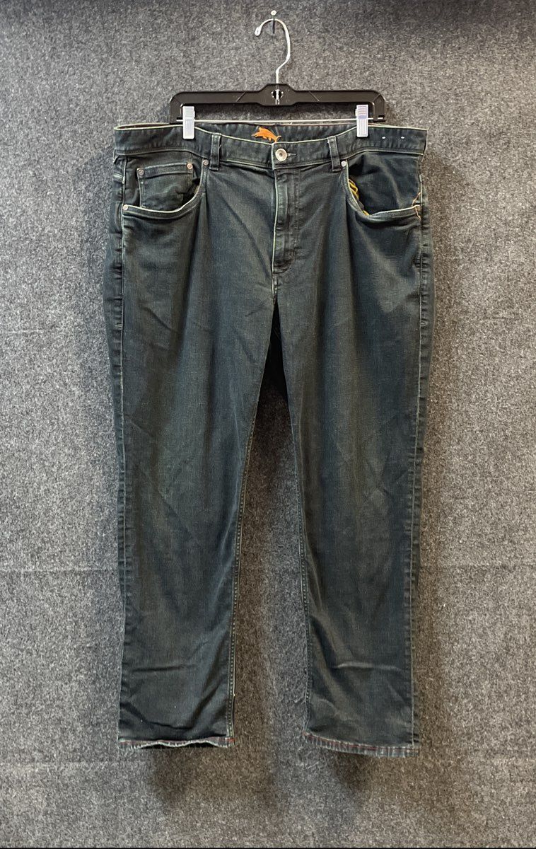 Tommy Bahama Men's Island Modern Dark Blue Tencel Blend Stretch Jeans Sz 40x30