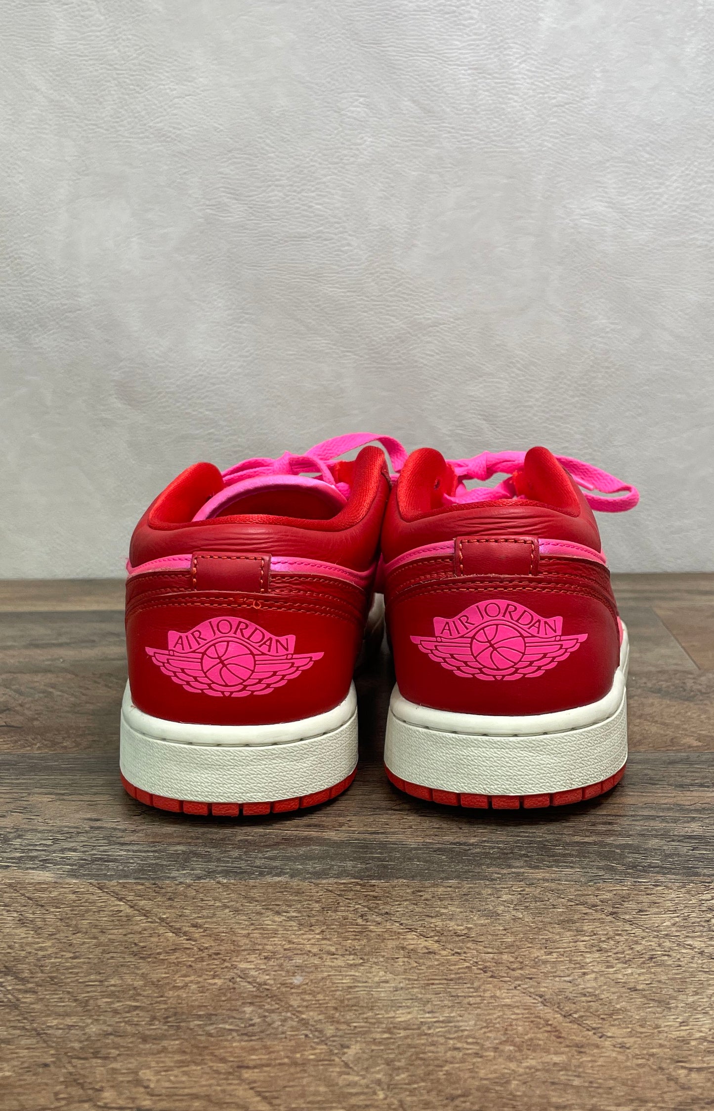 Nike Air Jordan 1 Low SE Valentine's Day Pinksicle Red Sneakers Size 10.5