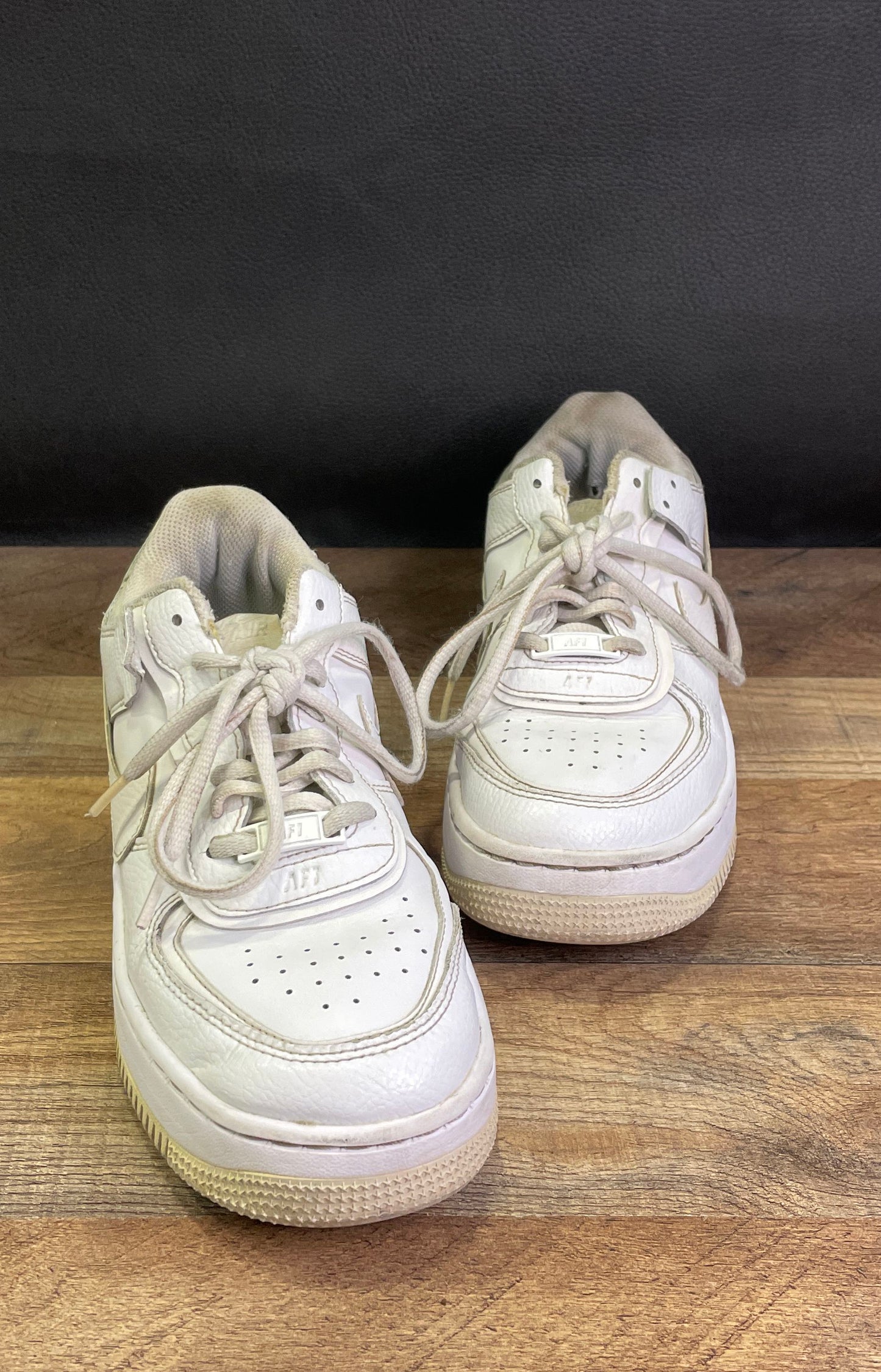 Nike Air Force 1 Shadow Triple White Women's Sneakers Size 8