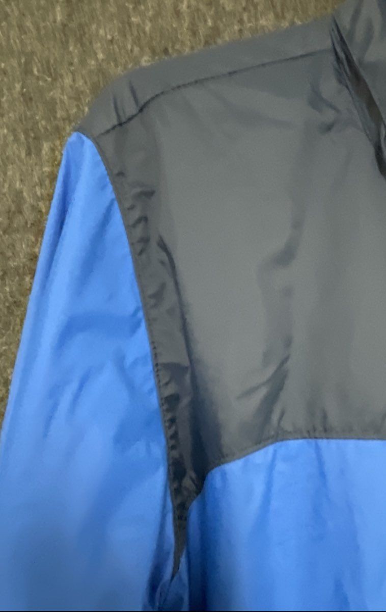Columbia Men's Glennaker Lake Rain Jacket Blue Navy Colorblock Hooded Sz S