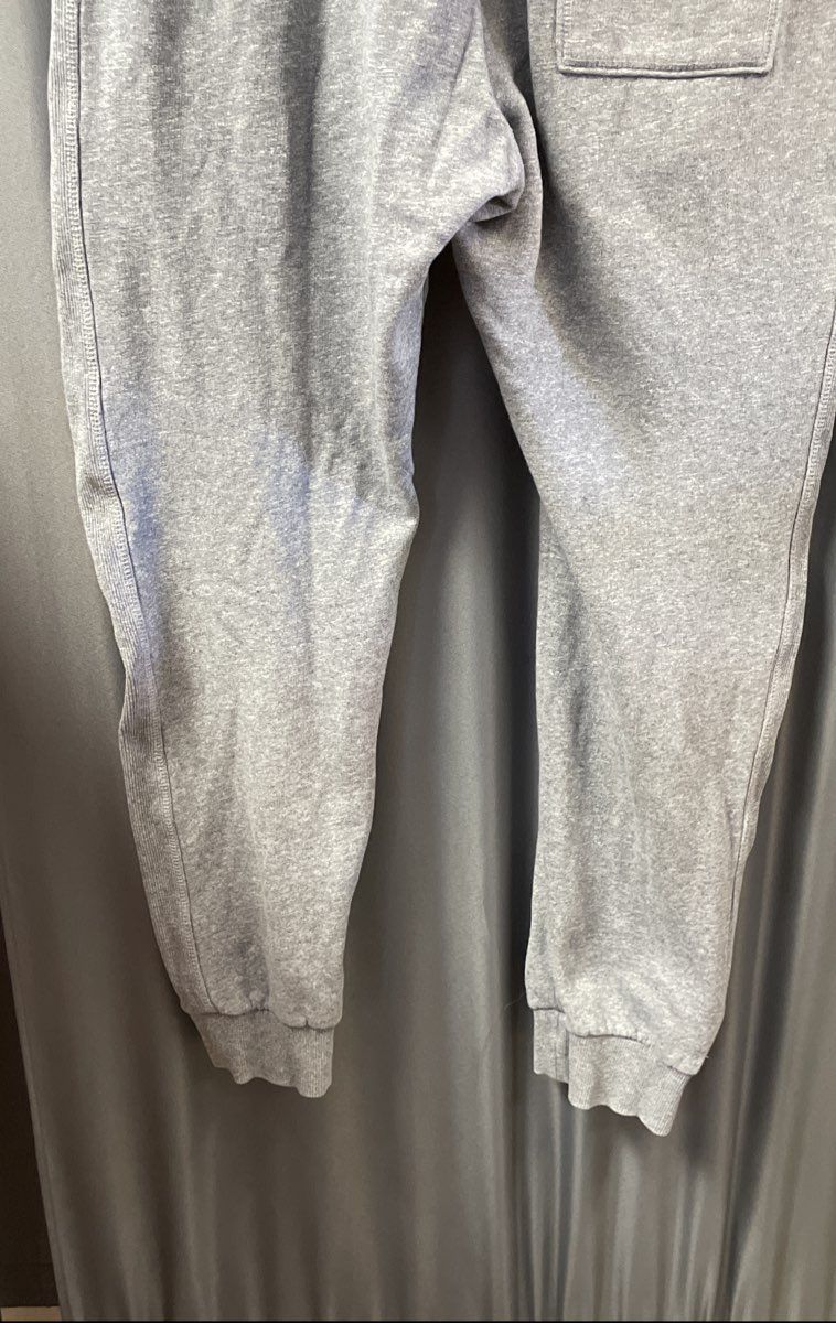 Superdry Men's Gray Orange Label Slim Fit Fleece Joggers Sweatpants Sz L