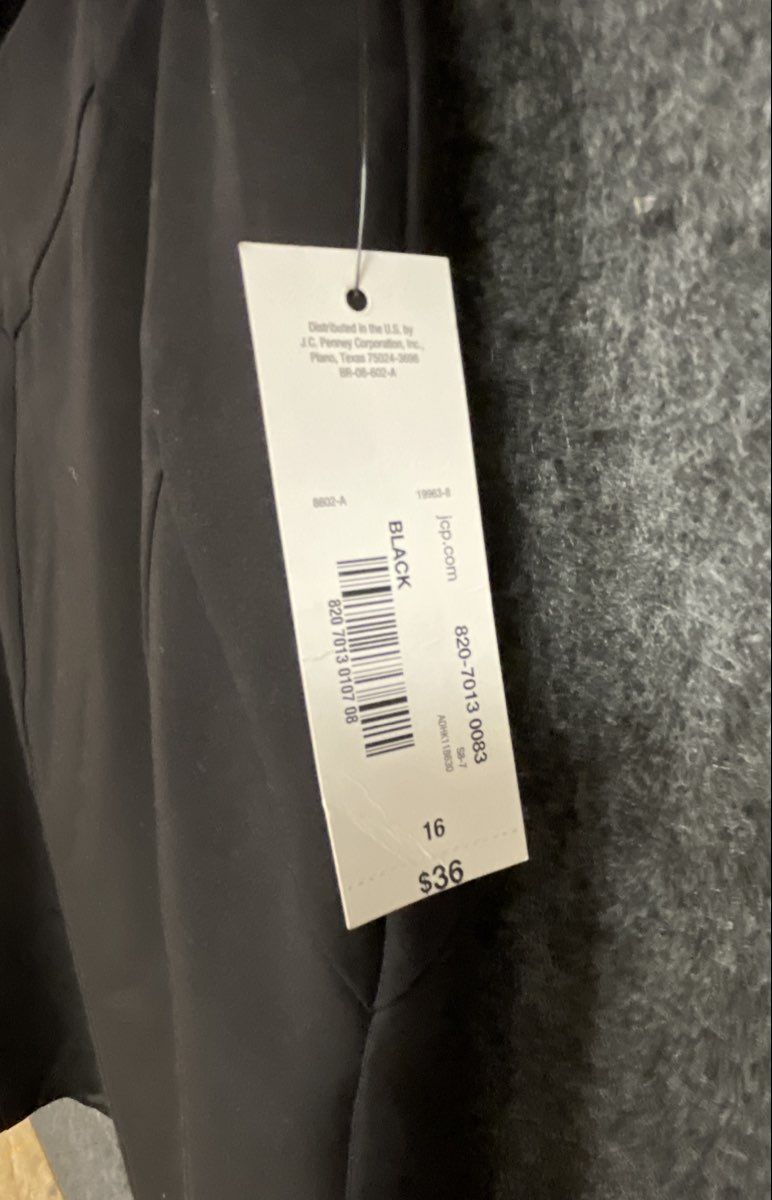 Worthington Women's Black Pencil Skirt Career Office NWT Size 16