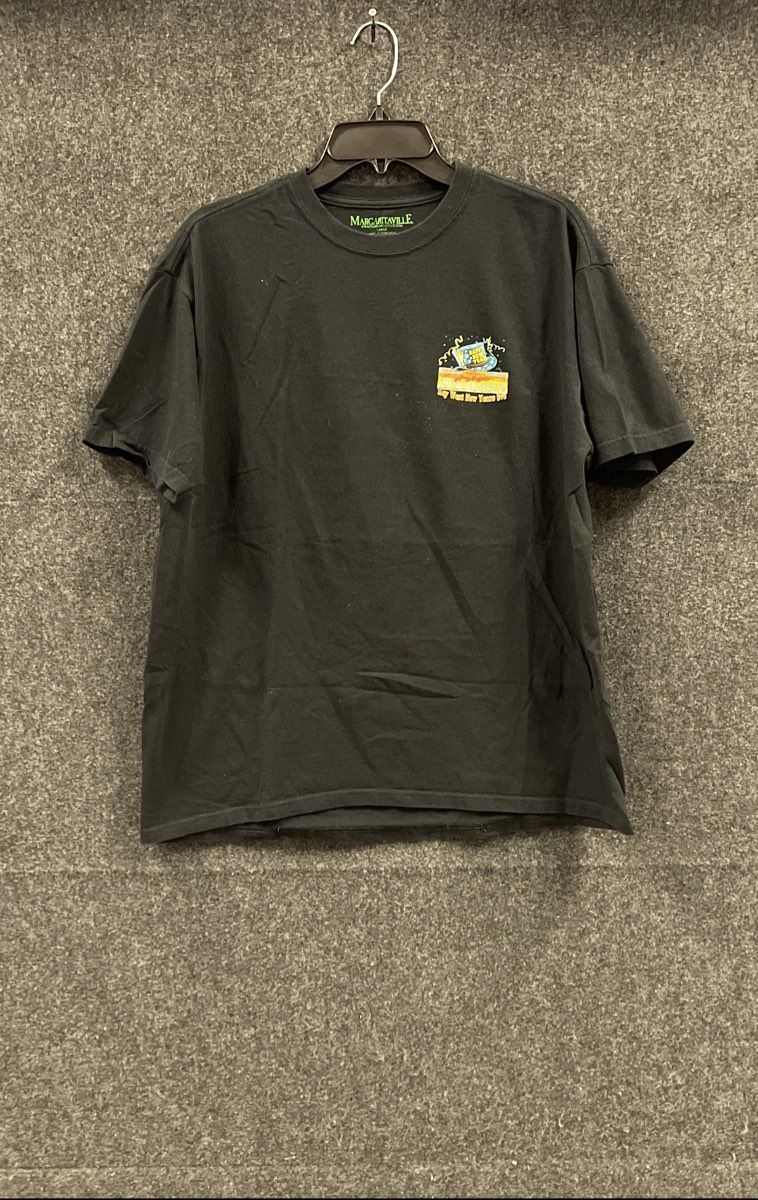 Margaritaville Black Jimmy Buffett Key West New Years Eve 2013 T-Shirt Sz L