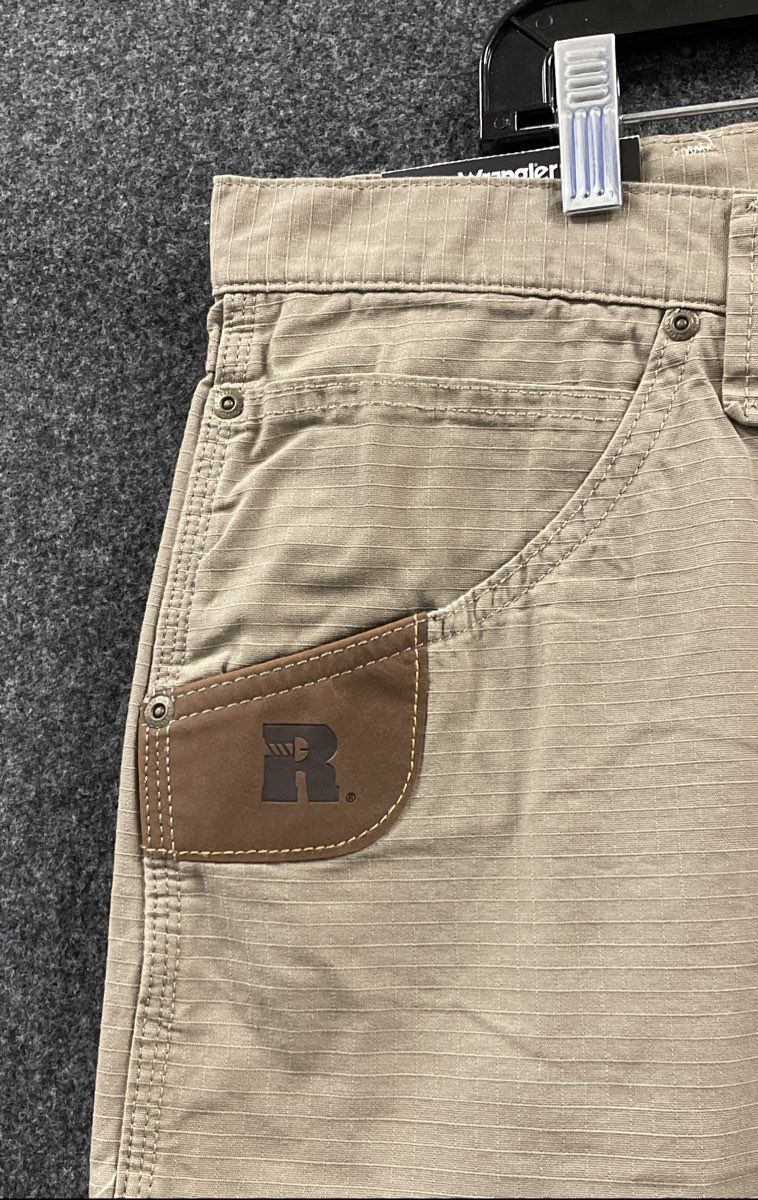 Wrangler Riggs Workwear Men's Tan Ripstop Technician Relaxed Fit Pants NWT 38x32