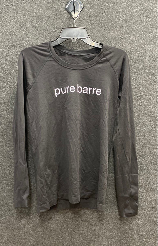 Lululemon Women's Swiftly Tech Long Sleeve Crew Pure Barre Gray Top Size M