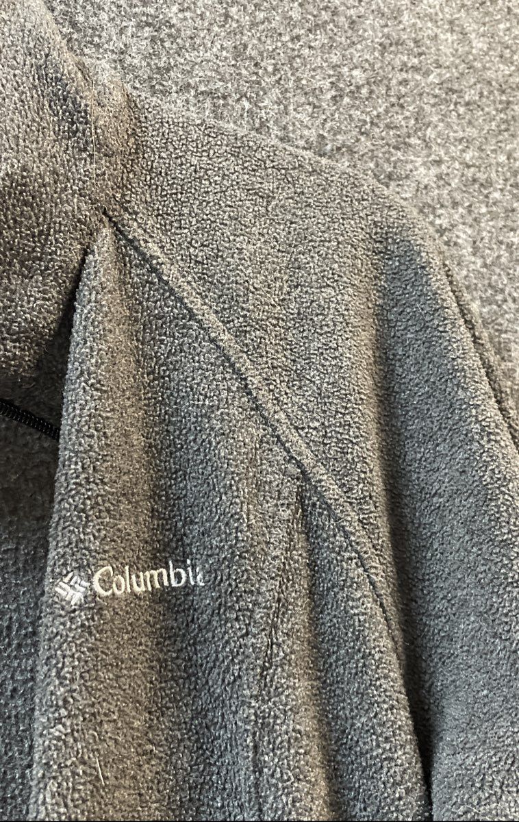Columbia Women's Gray Benton Springs Full Zip Fleece Jacket Sz S