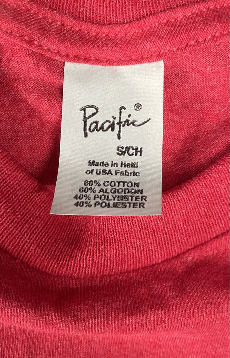 Pacific Men's Heather Red Cotton Blend T-Shirt Value Pack of 10 Sz S