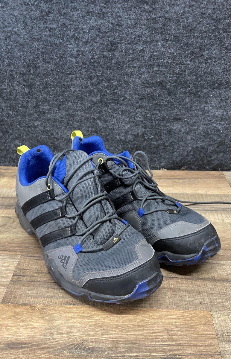 Adidas Terrex Eastrail 2.0 Grey Black Blue Hiking Trail Shoes Men's Size 11.5