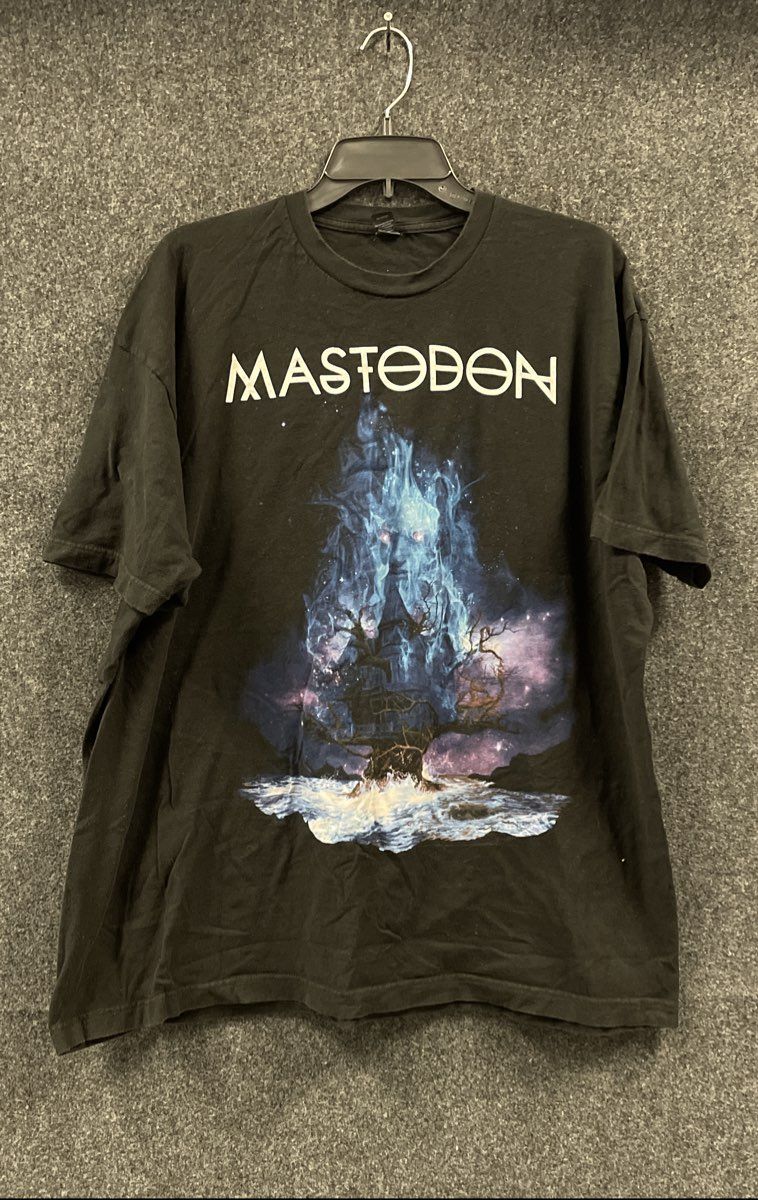 Mastodon Hushed and Grim Album Art Graphic Band T-Shirt Black Sz XXL