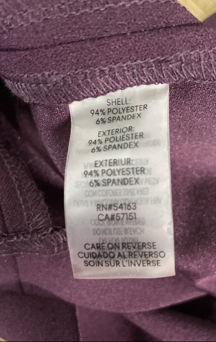 Calvin Klein Women's Purple Tiered Bell Sleeve Sheath Crepe Dress 16W NWT