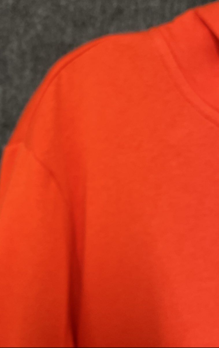 Nike Men's Sportswear Club Fleece Full-Zip Hoodie Crimson Orange Logo XL
