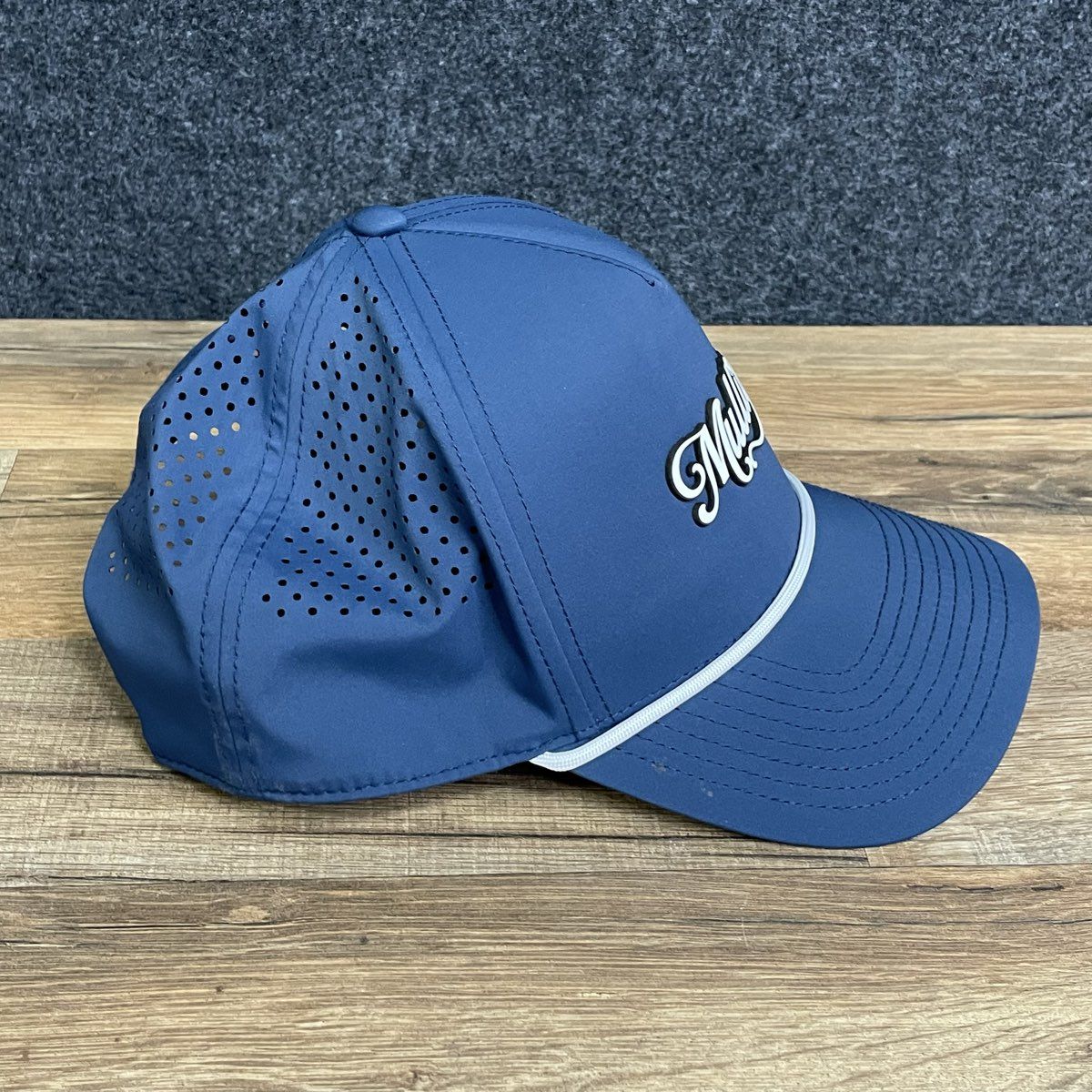 Branded Bills Men's Navy Blue Mulligan Performance Rope Golf Snapback Hat