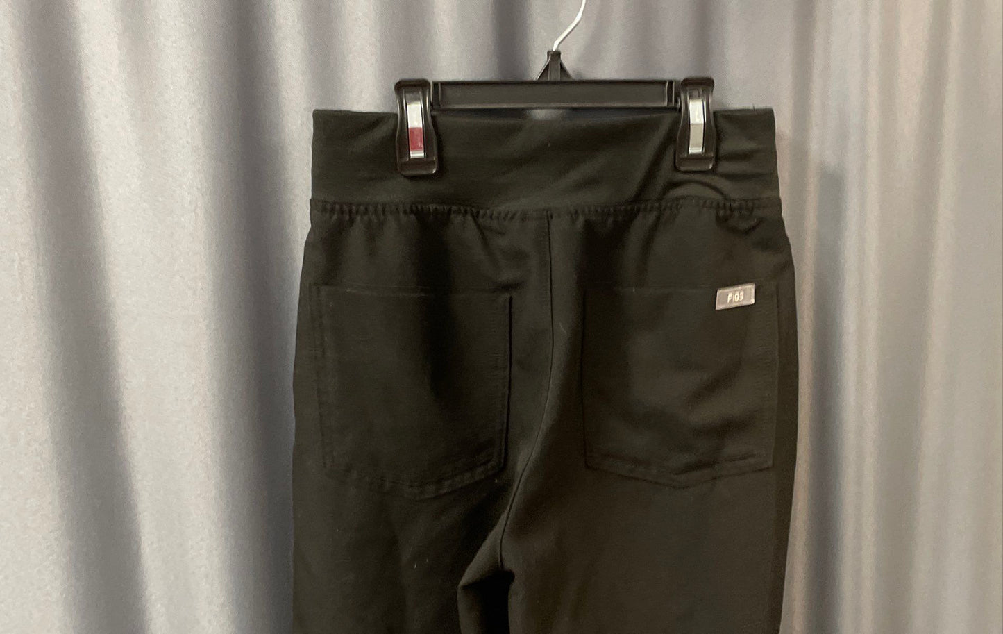 Figs Women's Zamora Jogger Scrub Bottoms Black Cargo Pockets Sz XXS/P