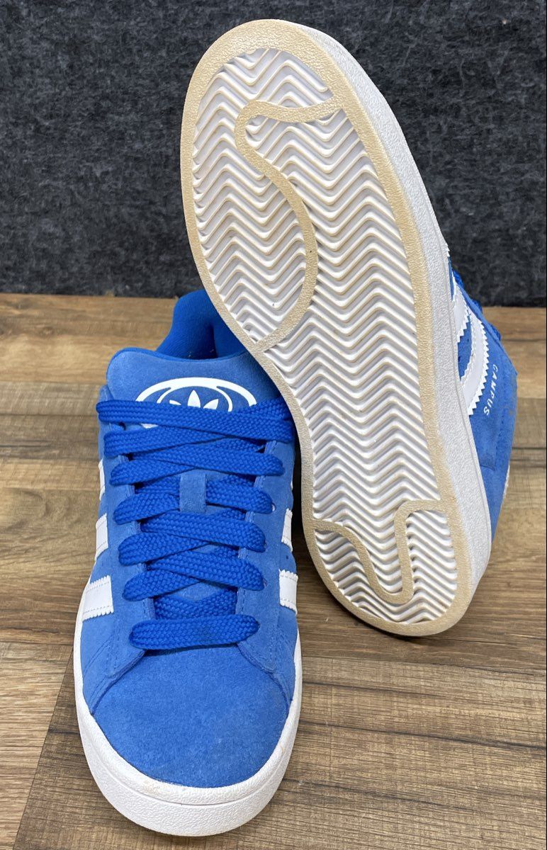 Adidas Campus 00s Lucid Blue White Suede Sneakers Size 5