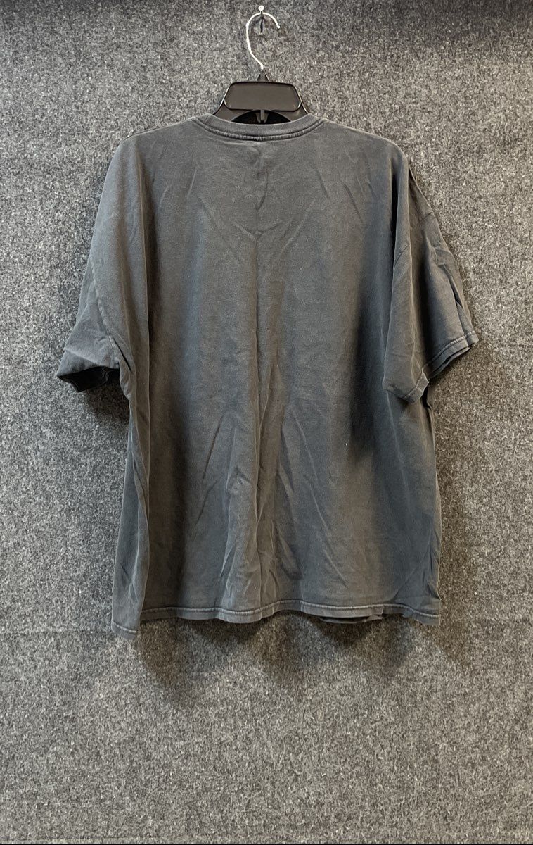 Rusty Men's Graphic T-Shirt Washed Black Surf Skate Cotton Sz XXL