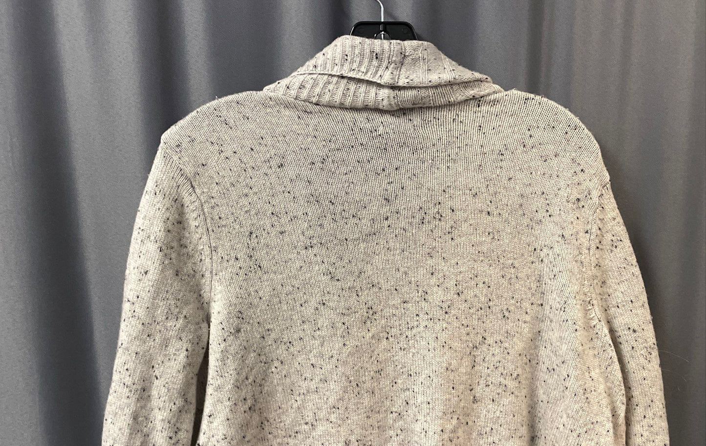 Vineyard Vines Women's Gray Speckled Wool Cashmere Wrap Cardigan Size L