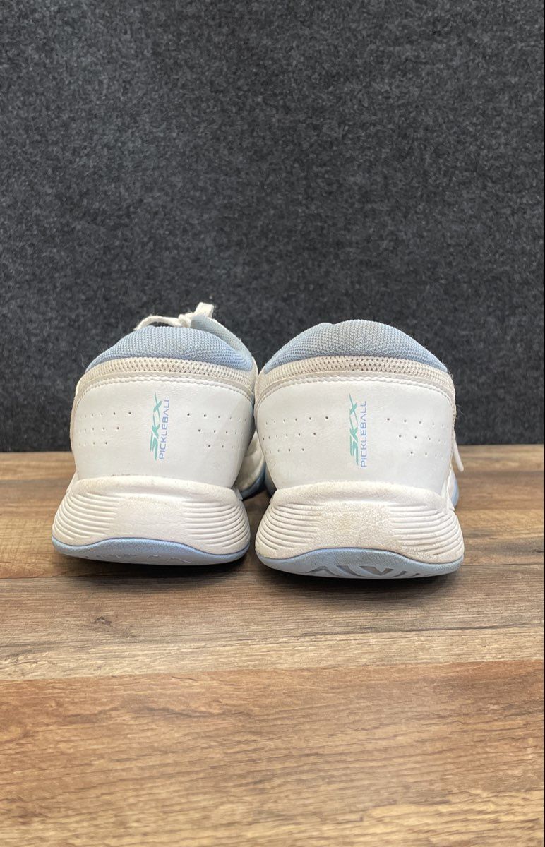 Skechers Relaxed Fit SKX Pickleball White Blue Lavender Tie Dye Size 10.5