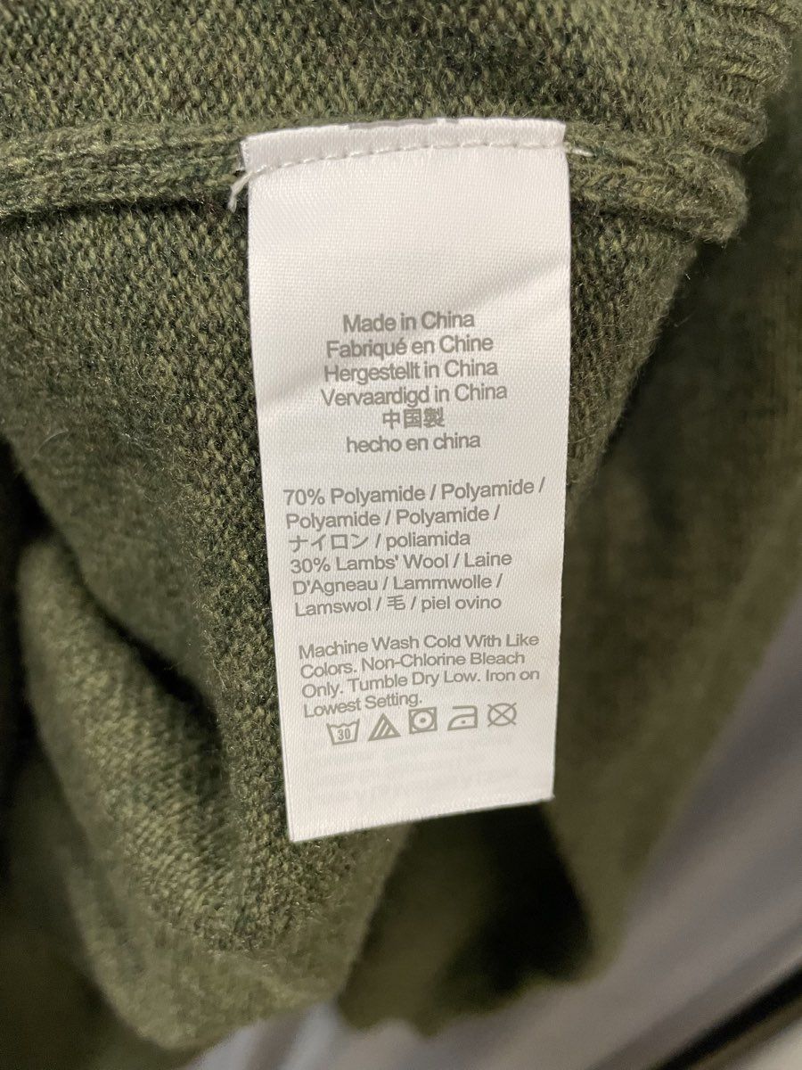 J. Crew Men's Olive Green Lambs Wool Blend Raglan Crewneck Sweater XL NWT