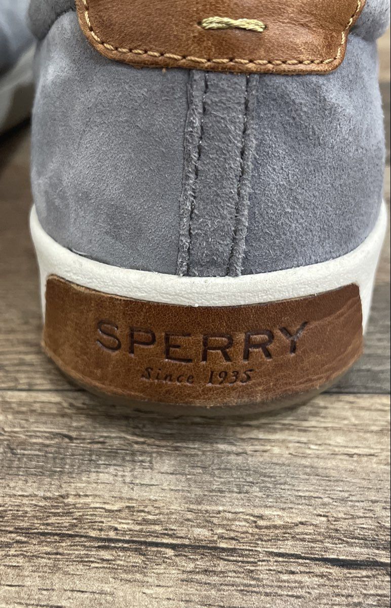 Sperry Anchor Pluswave LTT Grey Suede Sneakers Women's Size 10