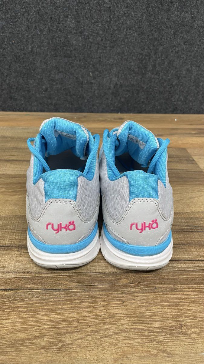 Ryka Dynamic Grey Blue Pink Women's Athletic Running Sneakers Size 7