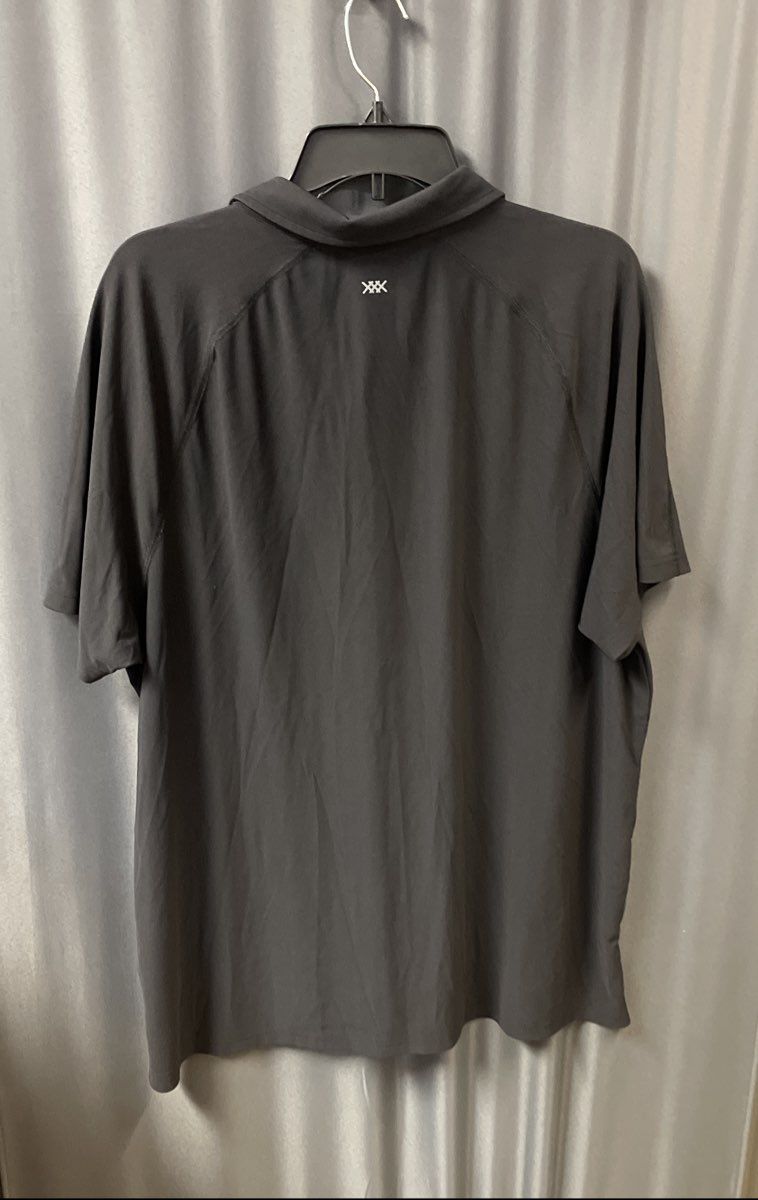 Rhone Men's Black Performance Short Sleeve Polo Shirt Recycled Nylon Sz XXL
