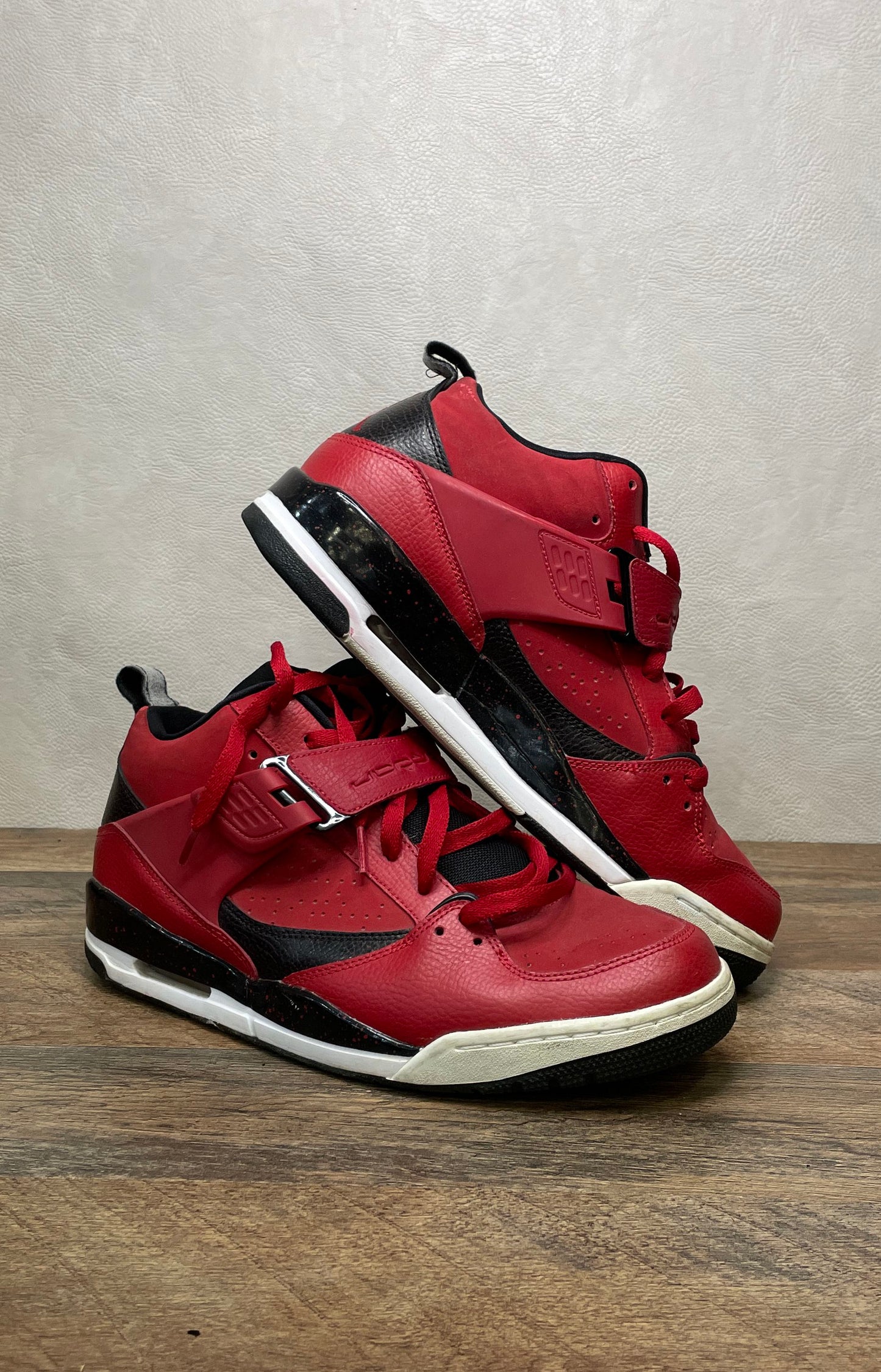 Nike Air Jordan Flight 97 Gym Red Black White Basketball Sneakers Size 11