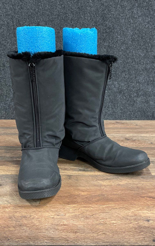 Totes Staride Black Mid-Calf Winter Snow Boots Women's Size 8M