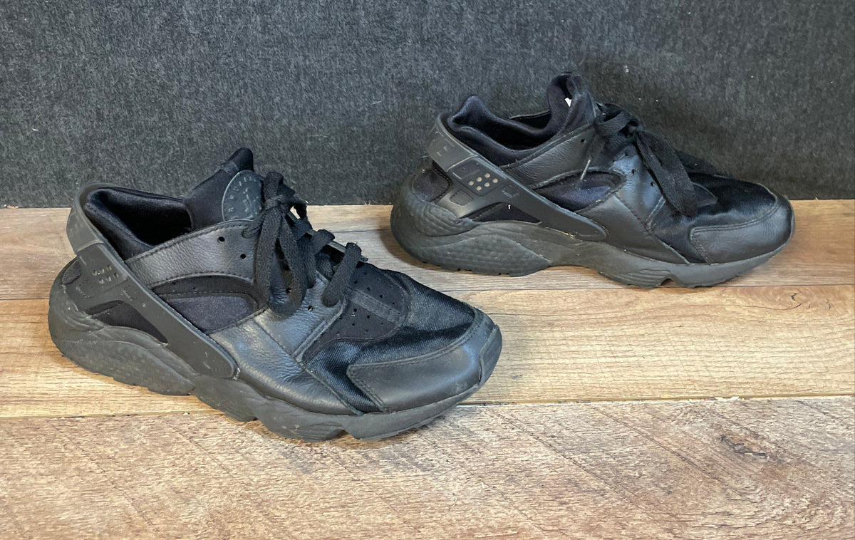 Nike Air Huarache Triple Black All Black Men's Lifestyle Sneakers Size 8