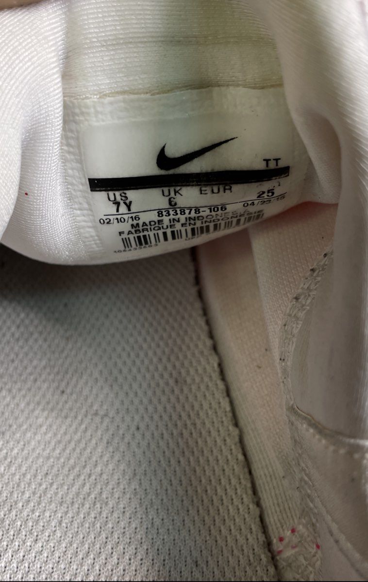 Nike Air Presto White Hyper Pink Orange Youth Sneakers Size 7Y