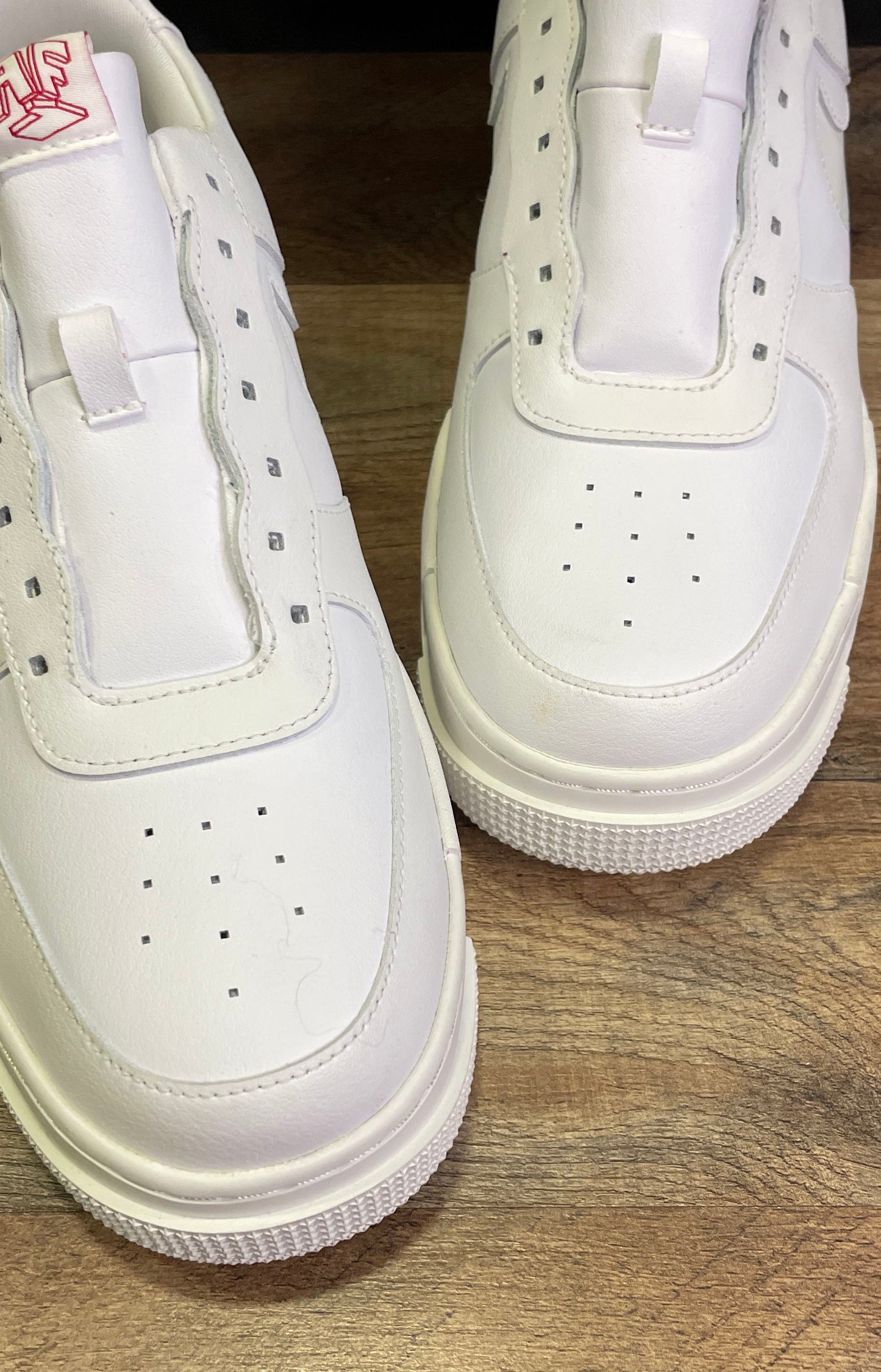 Nike Air Force 1 Pixel Triple White Women's Sneakers CK6649-105 Size 11.5