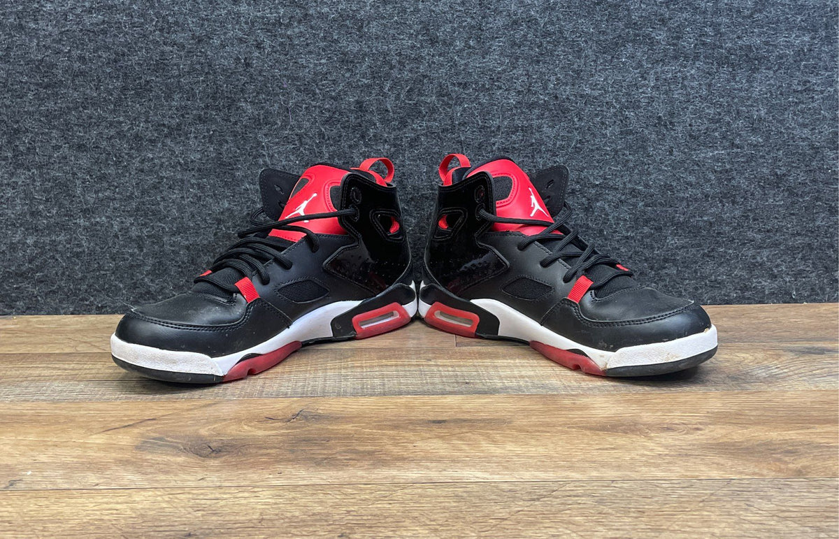 Nike Air Jordan Jumpman MVP Black University Red White Sneakers Size 5Y