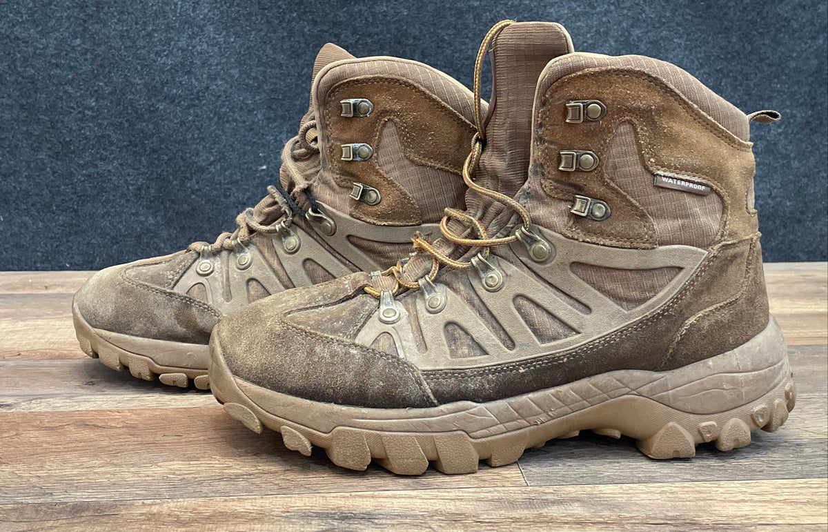Free Soldier Tactical Waterproof Mid-High Boots Tan Coyote Size 10