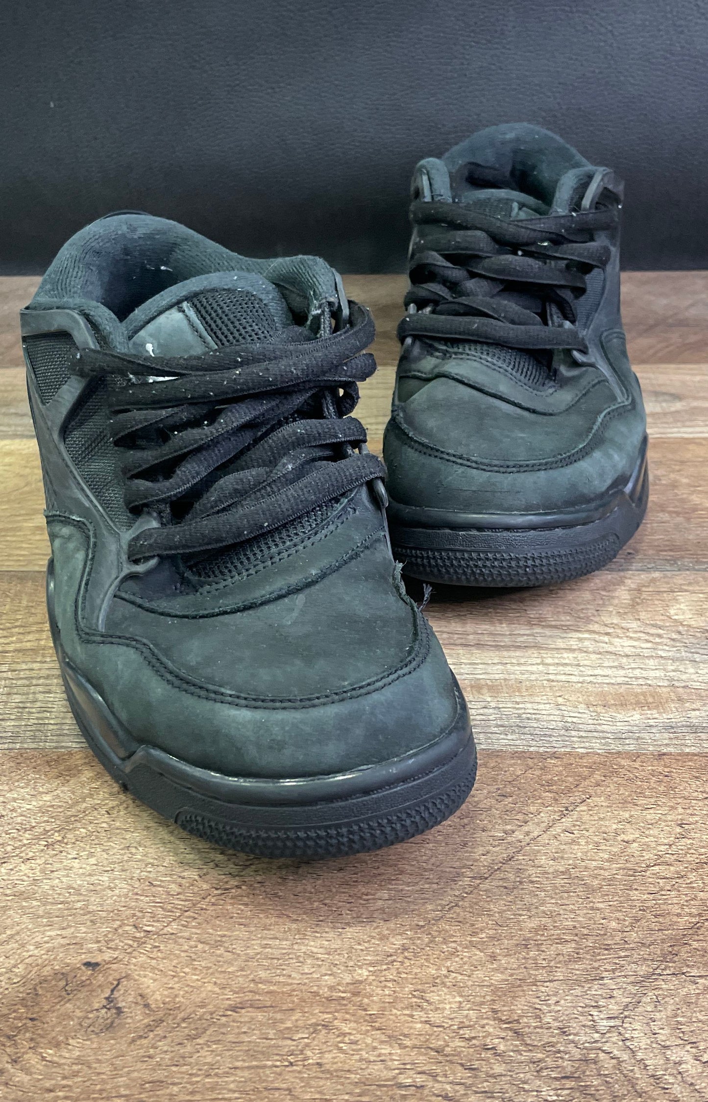 Nike Air Jordan 4 Retro Black Cat Triple Black Men's Sneakers Size 8