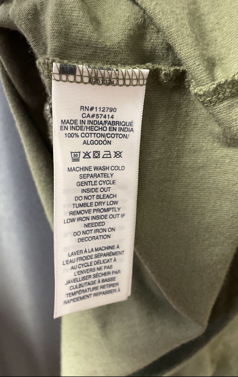 True Religion Men's Green White Stripe Embroidered Buddha Polo Shirt Sz 3XL