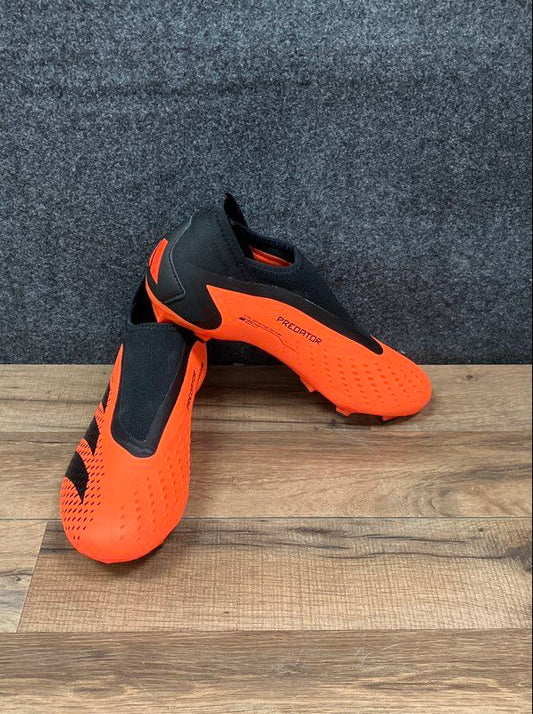 Adidas Predator Accuracy.3 Laceless FG Soccer Cleats Solar Orange Size 7.5