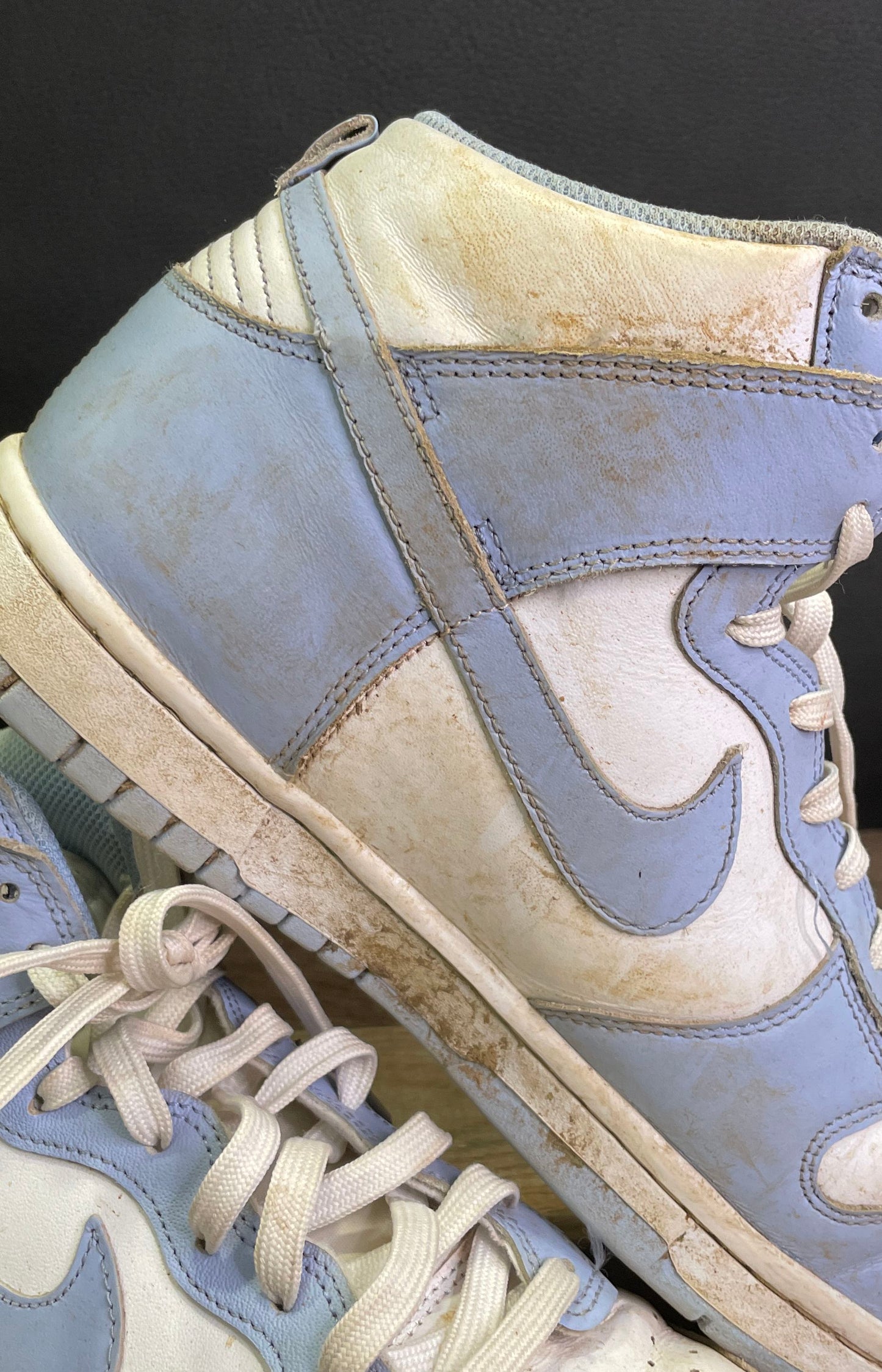 Nike Dunk High Aluminum White Women's High Top Sneakers Size 10