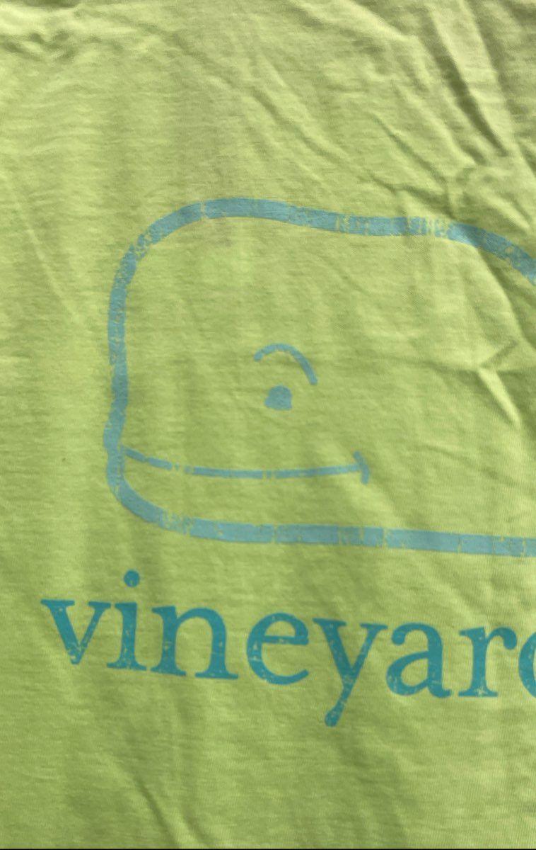 Vineyard Vines Men's Harbor Island Green Vintage Whale Pocket T-Shirt Sz L NWT