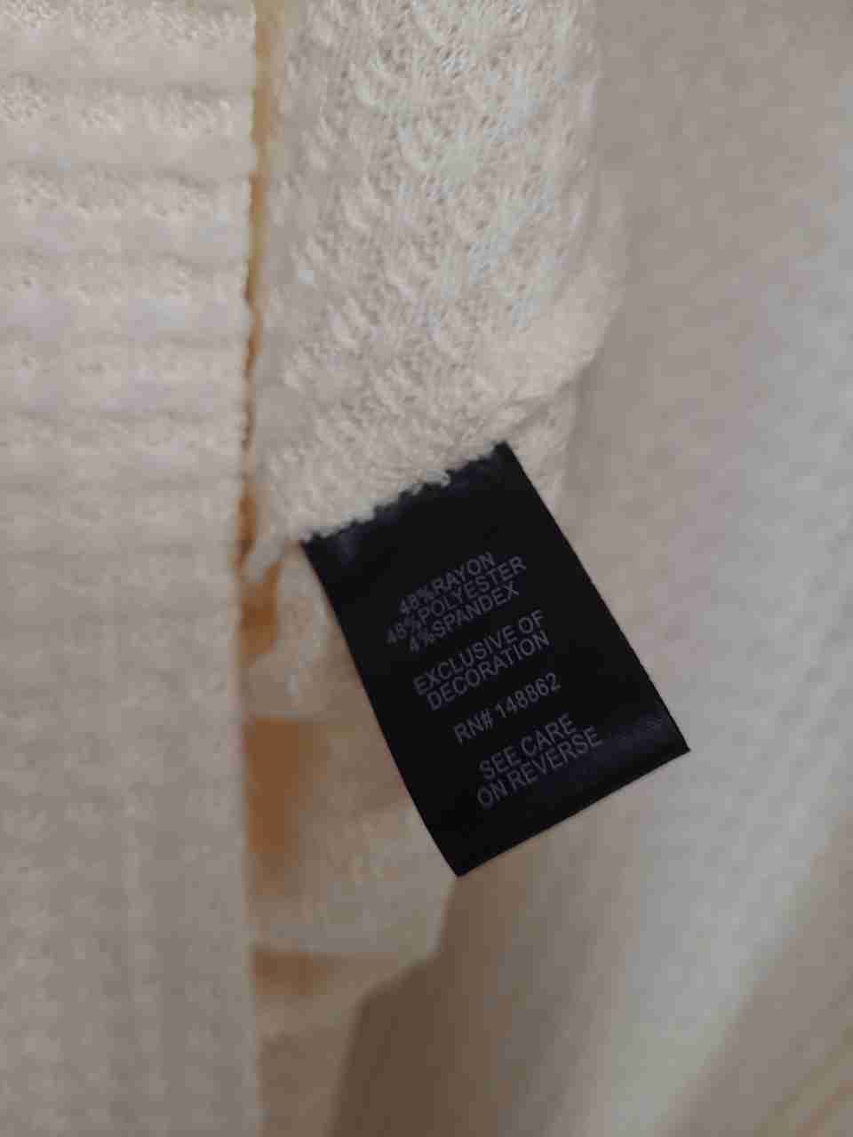 Torrid Women's Cowl Neck Top Cream Ivy Waffle Sequin Radiant Graphic Sz 2X NWT