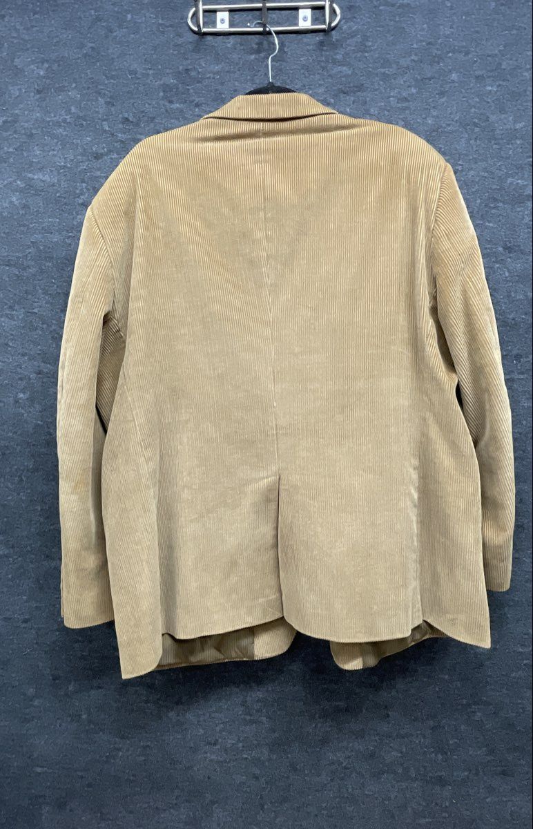 Hunt Valley Men's Tan Corduroy Two-Button Blazer Sport Coat XL