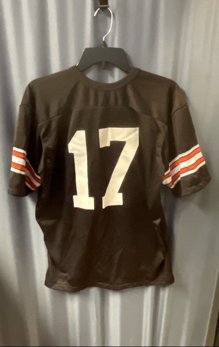 Vintage 90s Rawlings Cleveland Browns #17 Jersey Made in USA Sz L