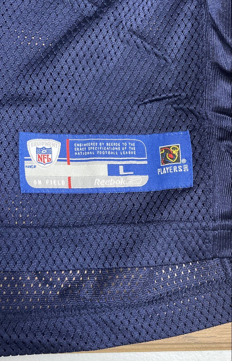 Reebok Boys Dallas Cowboys Julius Jones #21 NFL Jersey Navy Blue Sz L 14-16