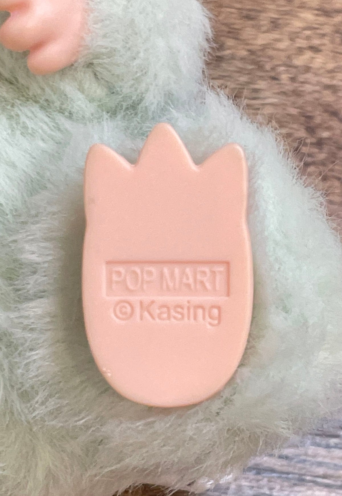 Pop Mart Labubu The Monsters Plush Pendant Figure Mint Green Kasing Lung Loose