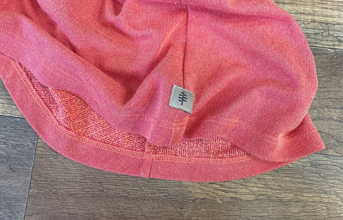 Royal Robbins Women's Dress Coral Heather Sleeveless Twist Front Tencel Sz XL