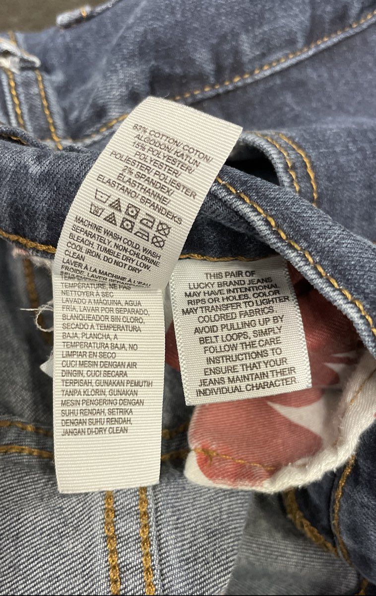 Lucky Brand Women's Charlie Skinny Ankle Jeans Blue Stretch Denim Size 12/31