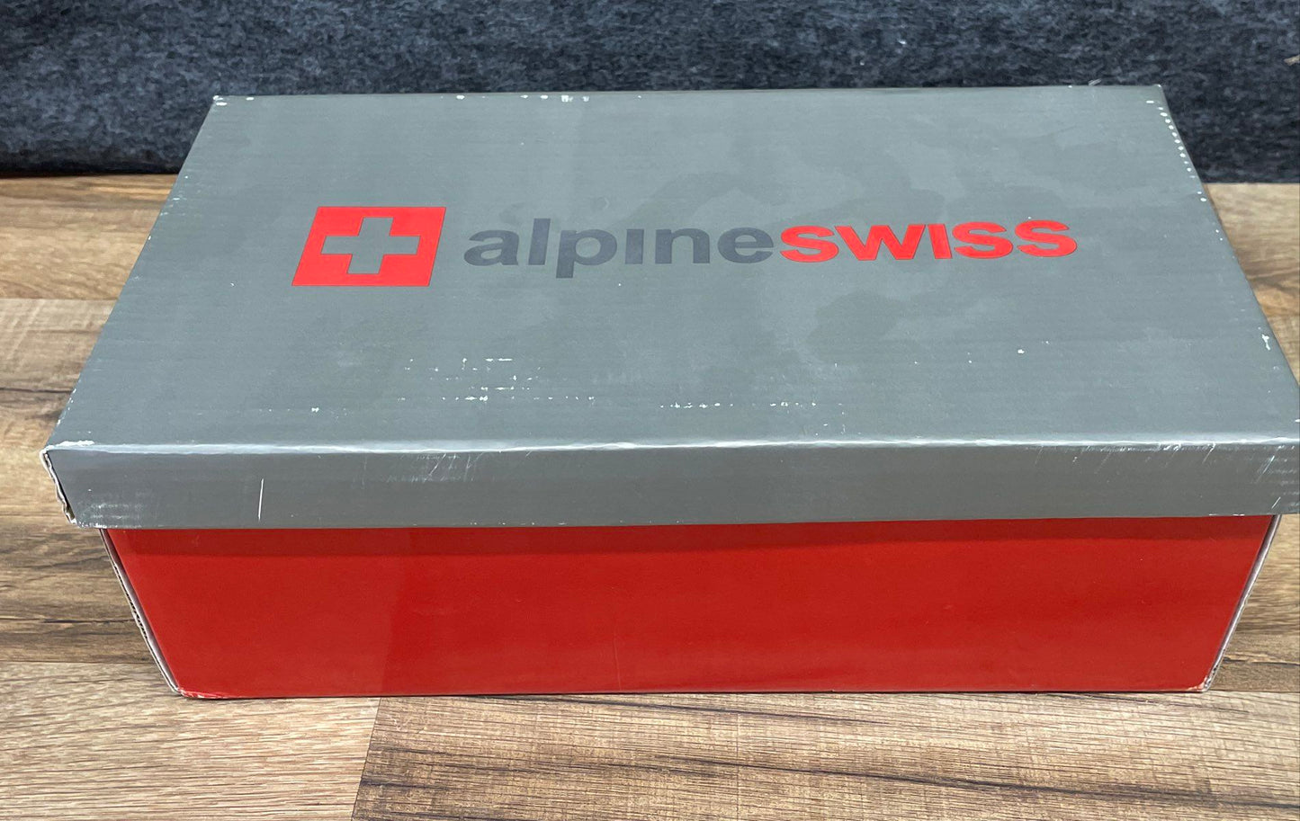 Alpineswiss S817 Suede Wingtip Brogue Derby Dress Shoes Blue Men's Size 10