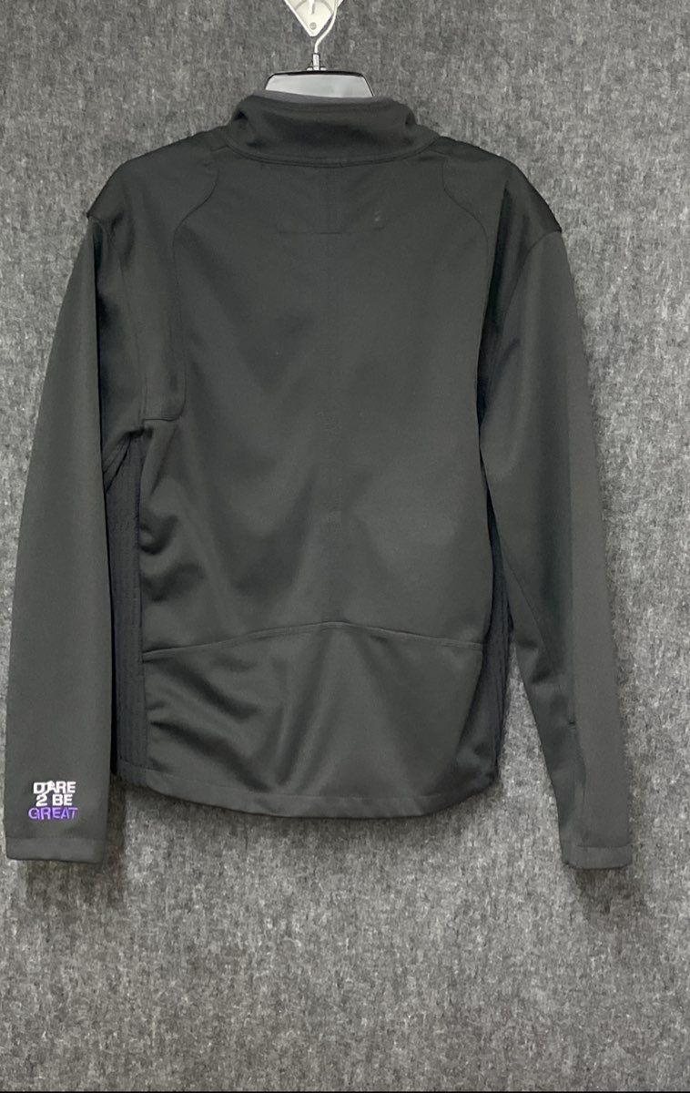 OGIO Men's Black Full Zip Mock Neck Jacket Dare 2 Be Great Ribbed Sz M