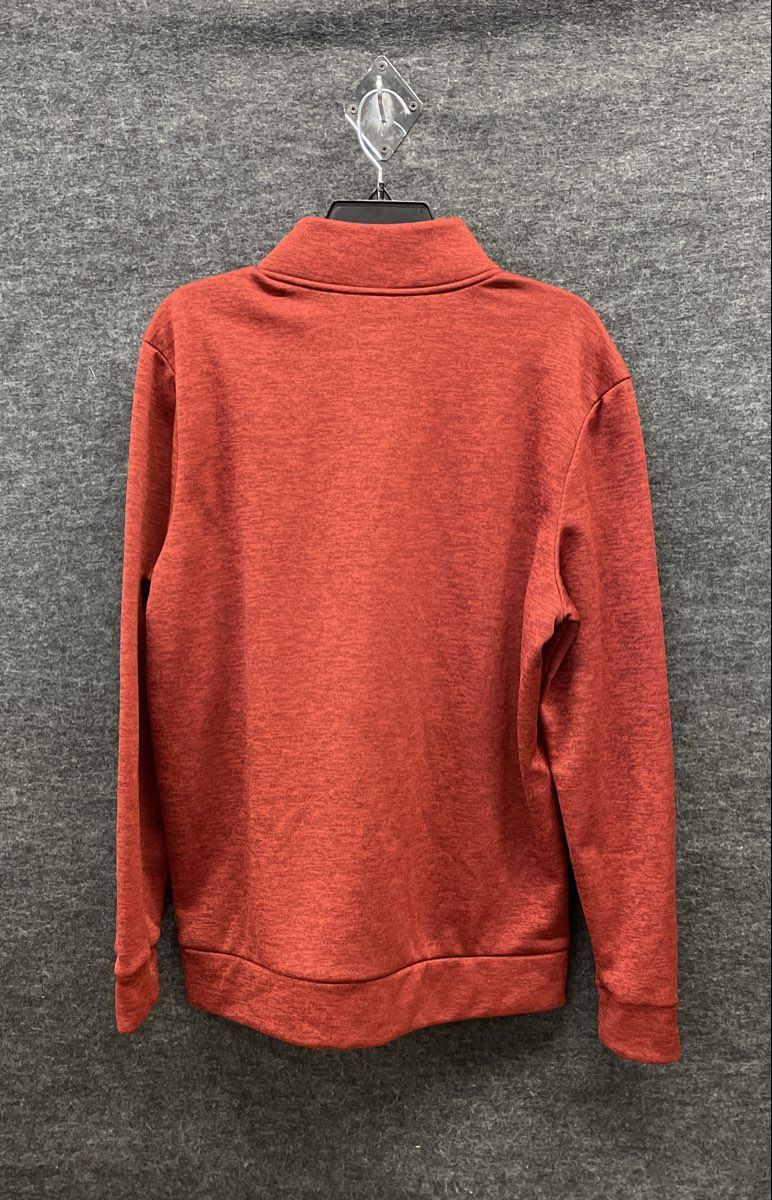 Under Armour Men's Armour Fleece 1/4 Zip Pullover Heathered Red Size M Loose