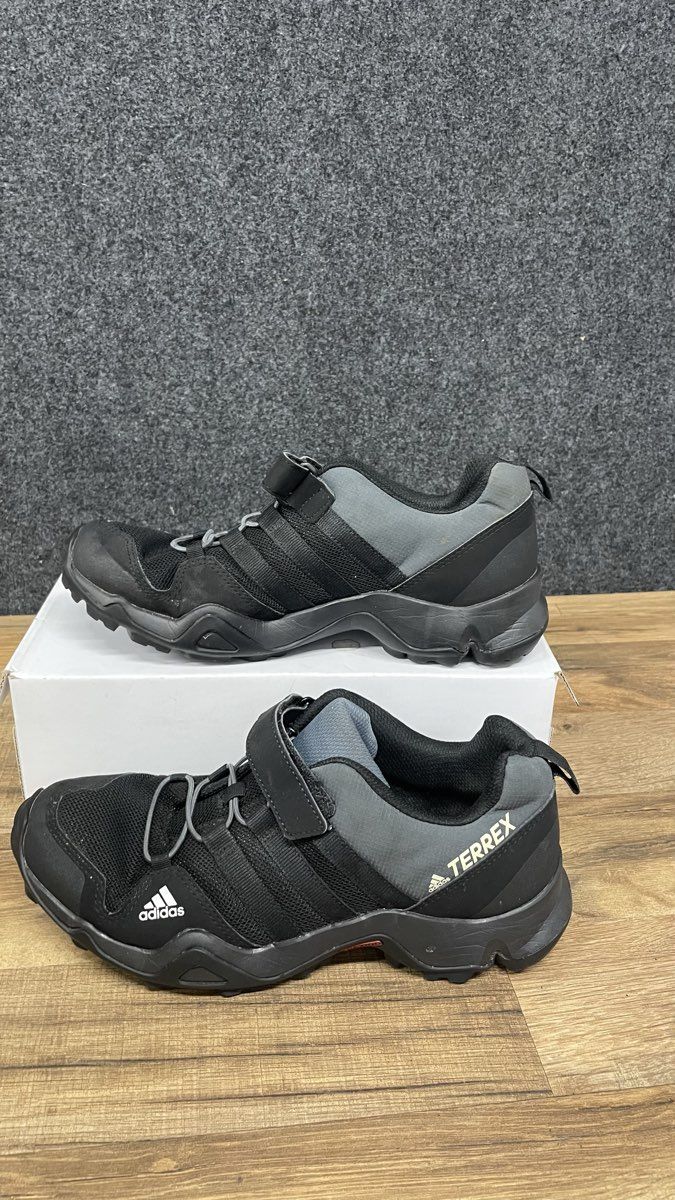 Adidas Terrex AX2R CF Black Vista Grey Kids Hiking Boots Size 6.5