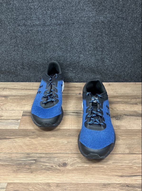 Under Armour Charged Rogue Blue Black Men's Running Shoes Size 12