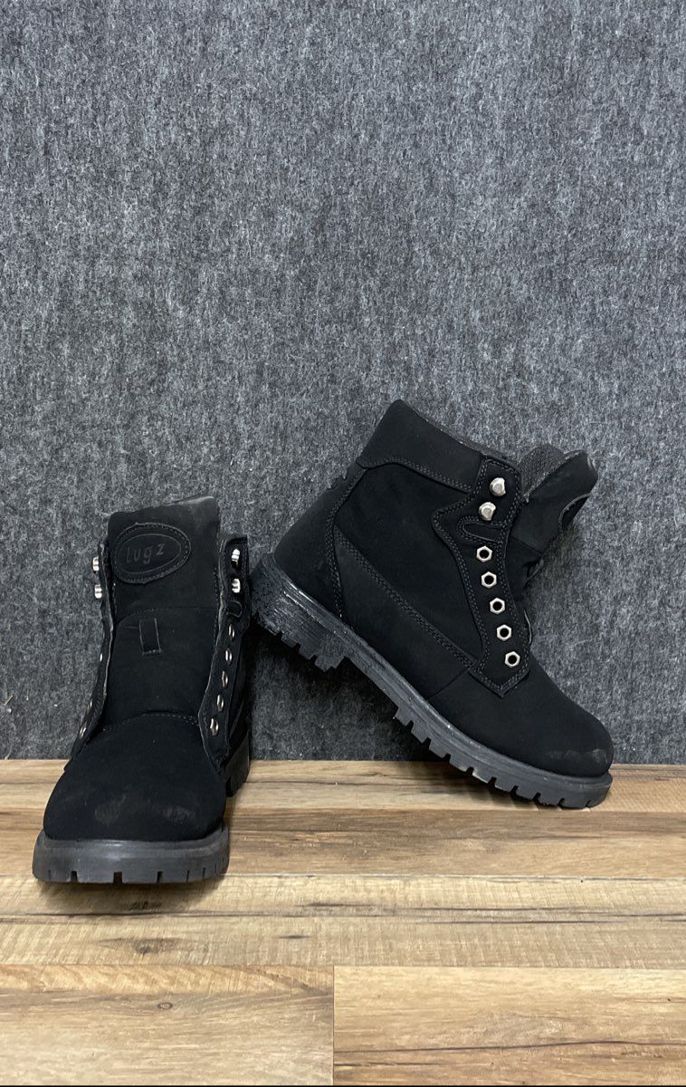 Lugz Mantle Hi Women's Black Slip Resistant High Top Boots Size 8.5